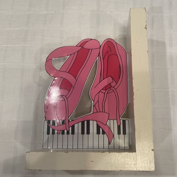 Vintage Y2K Creative edge decorative bookends ballet slippers ballerina set - Picture 3 of 5